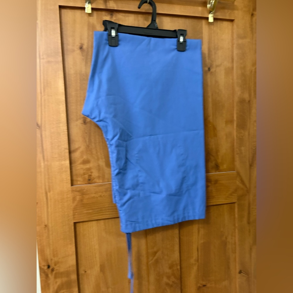 Port Authority Men's Royal Blue drawstring scrubs